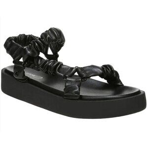 CIRCUS BY SAM EDELMAN / Harlene / Black / Scrunchie Strap / Platform / Sandals /